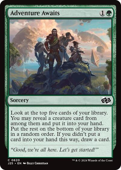 Adventure Awaits (Foundations Jumpstart) Near Mint