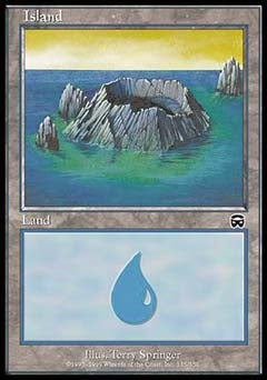 Island (335) (Mercadian Masques) Near Mint Foil