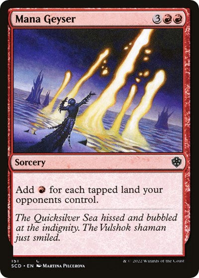 Mana Geyser (Commander 2022 Starter Decks) Near Mint
