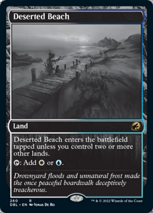 Deserted Beach (Innistrad: Double Feature) Light Play