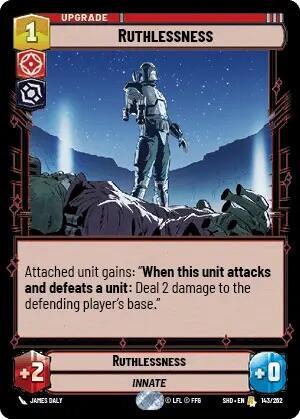 Ruthlessness (Shadows of the Galaxy) Near Mint Foil