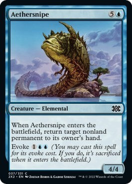 Aethersnipe (Double Masters 2022) Light Play Foil