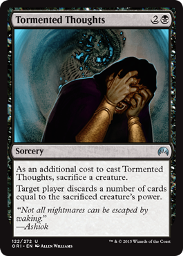 Tormented Thoughts (Magic Origins) Light Play Foil