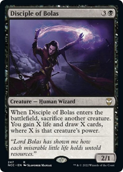 Disciple of Bolas (Commander: Streets of New Capenna) Light Play