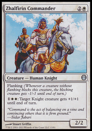 Zhalfirin Commander (Duel Decks: Knights vs Dragons) Light Play
