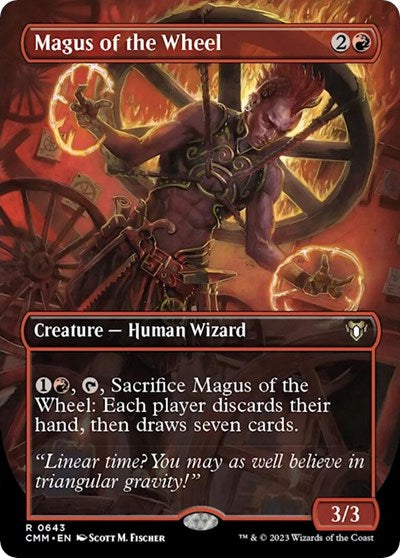 Magus of the Wheel (Borderless) (Commander Masters) Near Mint Foil