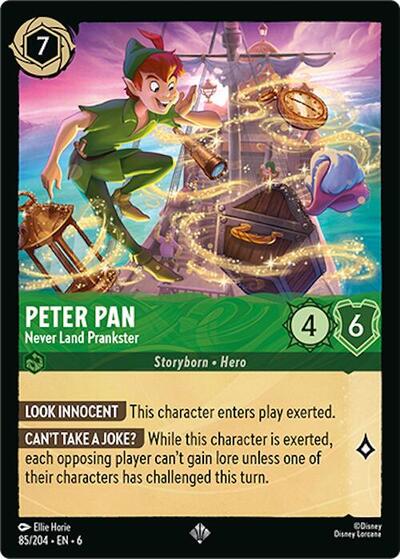 Peter Pan - Never Land Prankster (Azurite Sea) Near Mint Cold Foil