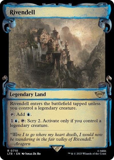 Rivendell (Showcase Scrolls) (Universes Beyond: The Lord of the Rings: Tales of Middle-earth) Near Mint