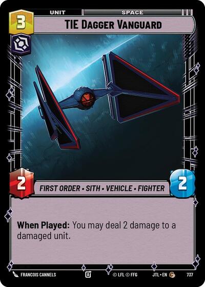 TIE Dagger Vanguard (Foil) (Jump to Lightspeed) Near Mint Foil