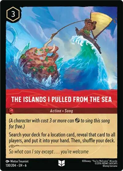 The Islands I Pulled From The Sea (Azurite Sea) Near Mint Cold Foil