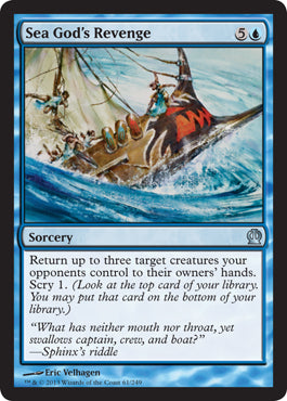 Sea God's Revenge (Theros) Medium Play Foil