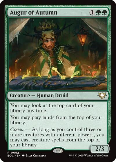 Augur of Autumn (Commander: Edge of Eternities) Near Mint