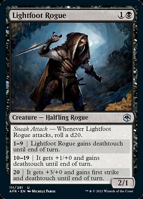 Lightfoot Rogue (Adventures in the Forgotten Realms) Light Play Foil