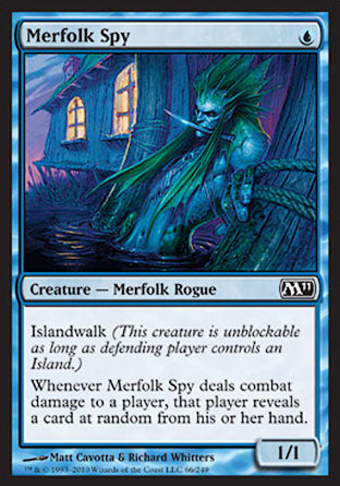 Merfolk Spy (Magic 2011 Core Set) Medium Play