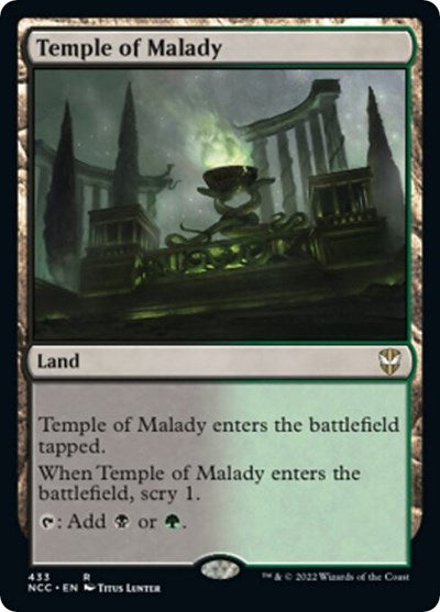 Temple of Malady (Commander: Streets of New Capenna) Near Mint