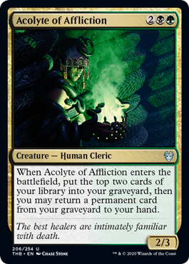 Acolyte of Affliction (Theros Beyond Death) Light Play
