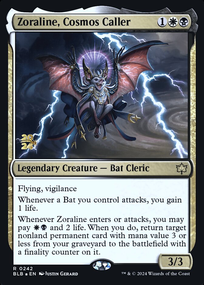 Zoraline, Cosmos Caller (Promos: Prerelease Cards) Light Play Foil