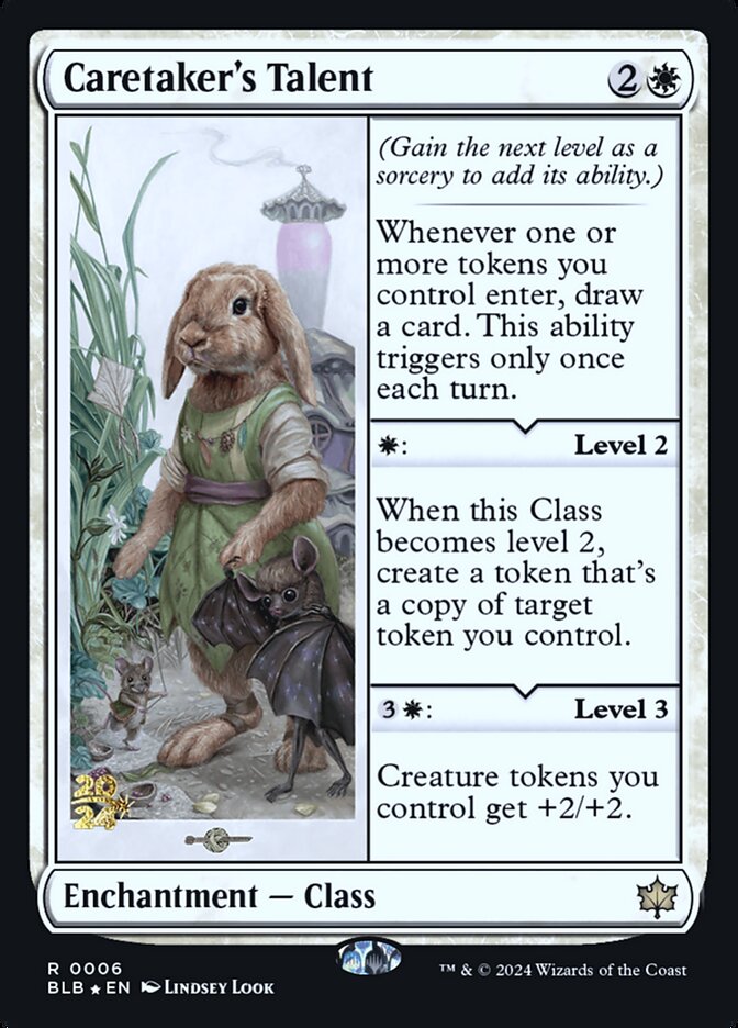 Caretaker's Talent (Promos: Prerelease Cards) Light Play Foil