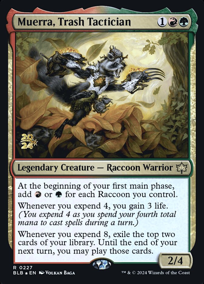 Muerra, Trash Tactician (Promos: Prerelease Cards) Near Mint Foil
