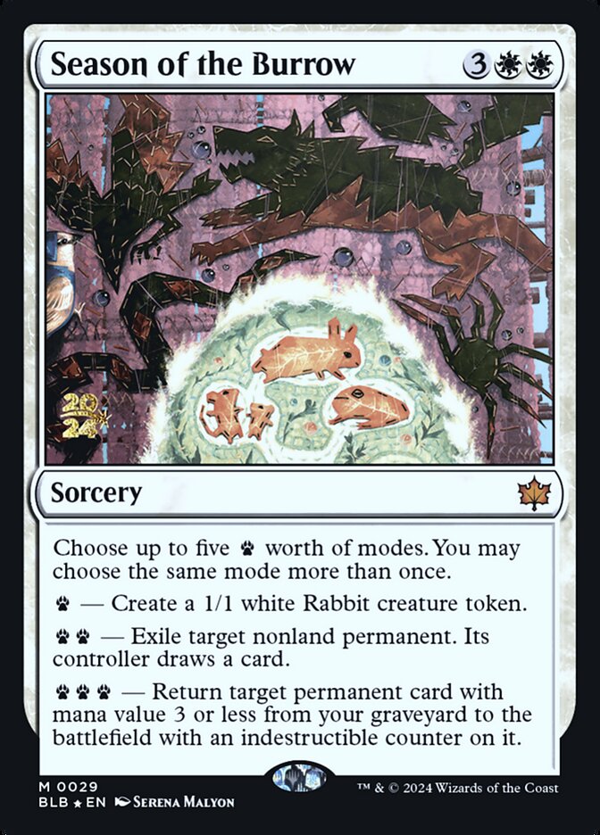 Season of the Burrow (Promos: Prerelease Cards) Near Mint Foil