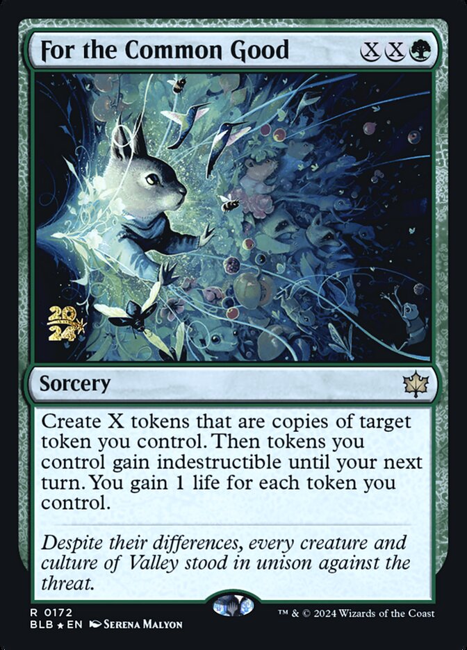 For the Common Good — Bloomburrow prerelease (PBLB 172s), English