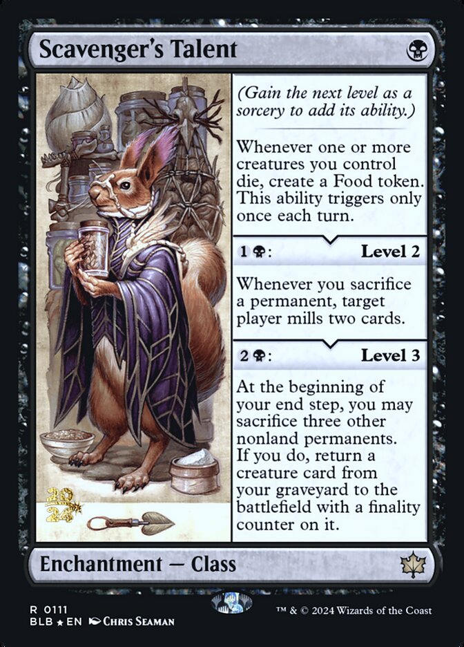 Scavenger's Talent (Promos: Prerelease Cards) Near Mint Foil