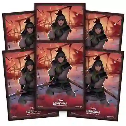 Lorcana Chapter 2 65 Card Sleeves-Mulan