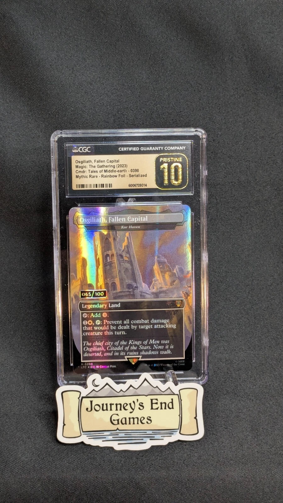 Osgiliath, Fallen Capital Serialized (65/100) CGC Prestine 10