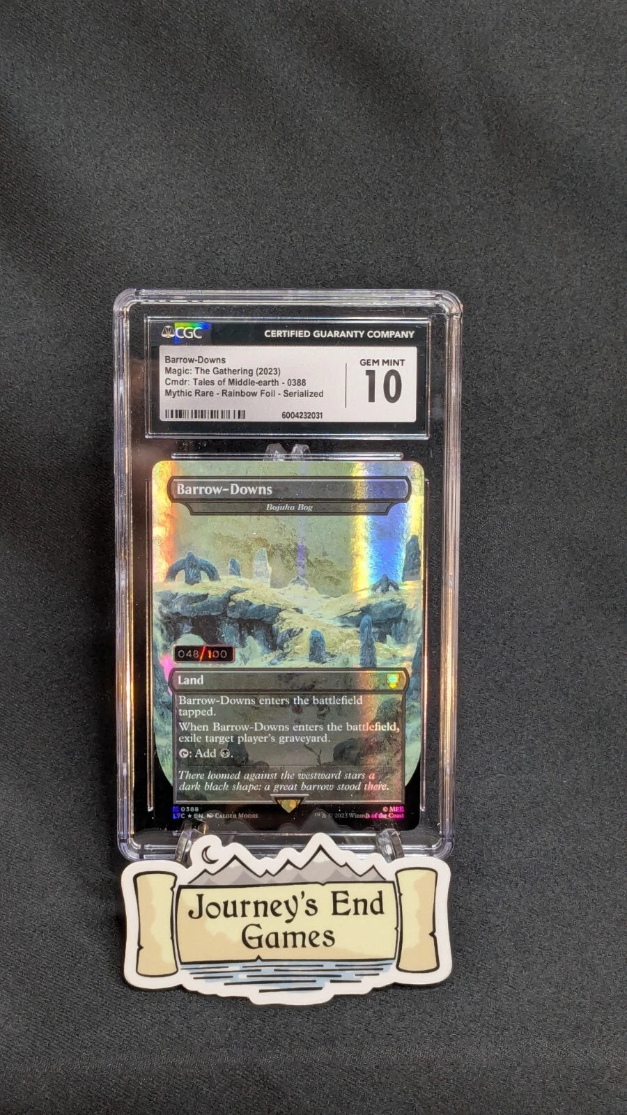 Barrow-Downs LOTR Serialized (48/100) CGC 10