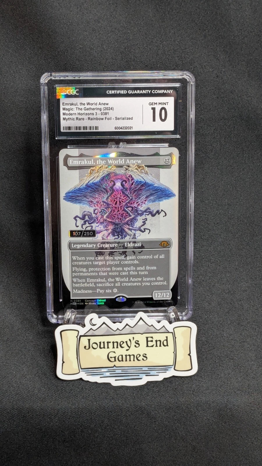 Emrakul, The World Anew Serialized (107/250) CGC 10