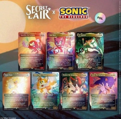 Secret Lair Drop - Sonic the Hedgehog: Friends and Foes Rainbow Foil