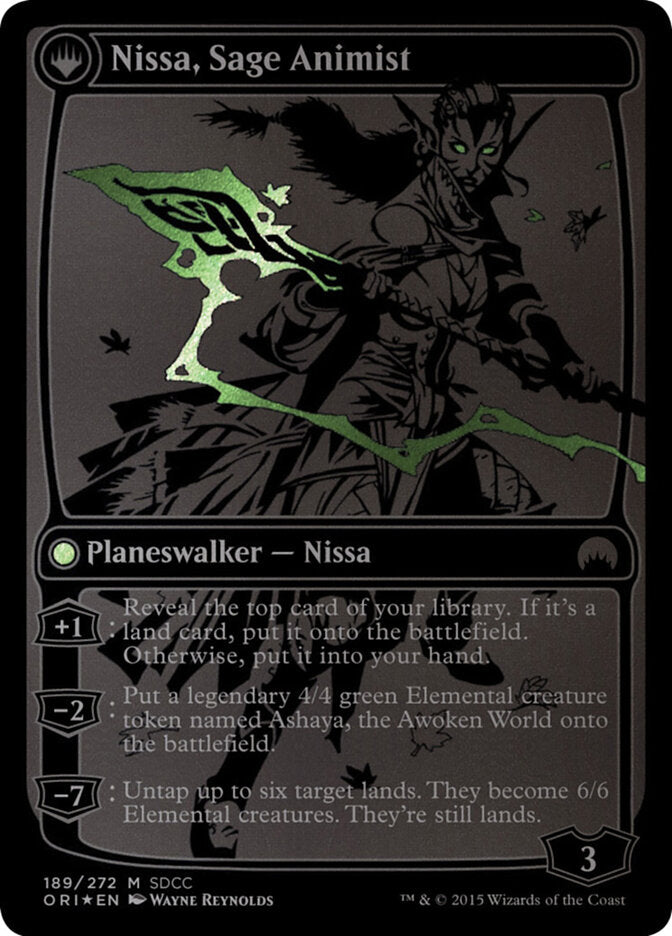 Back face of Nissa, Sage Animist