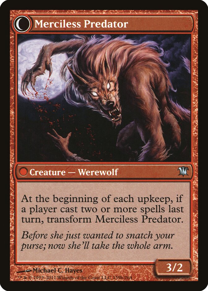 Back face of Merciless Predator