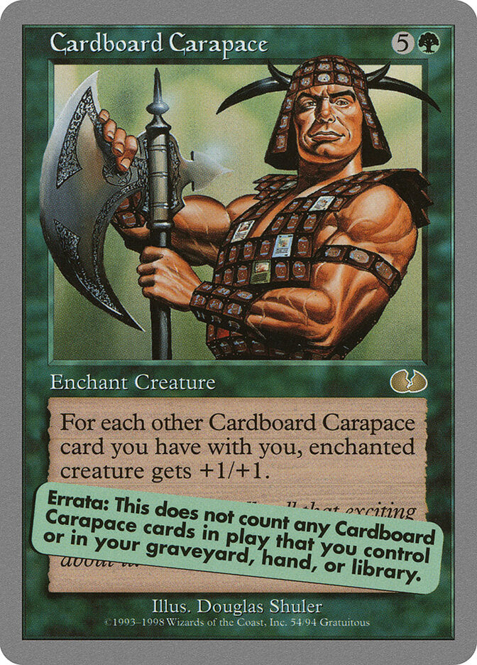 Cardboard Carapace (ugl 54)