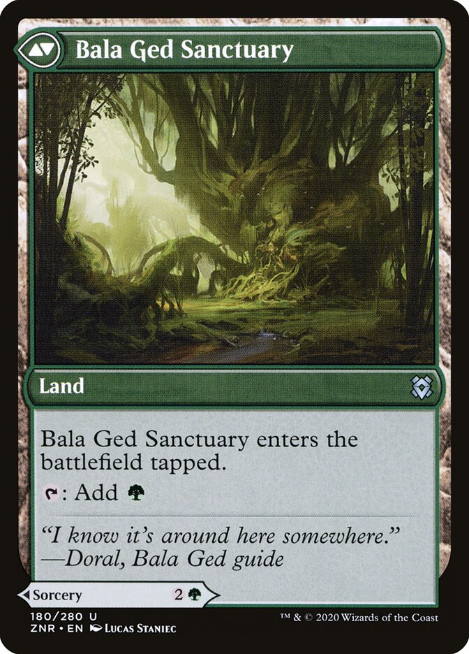Back face of Bala Ged Sanctuary