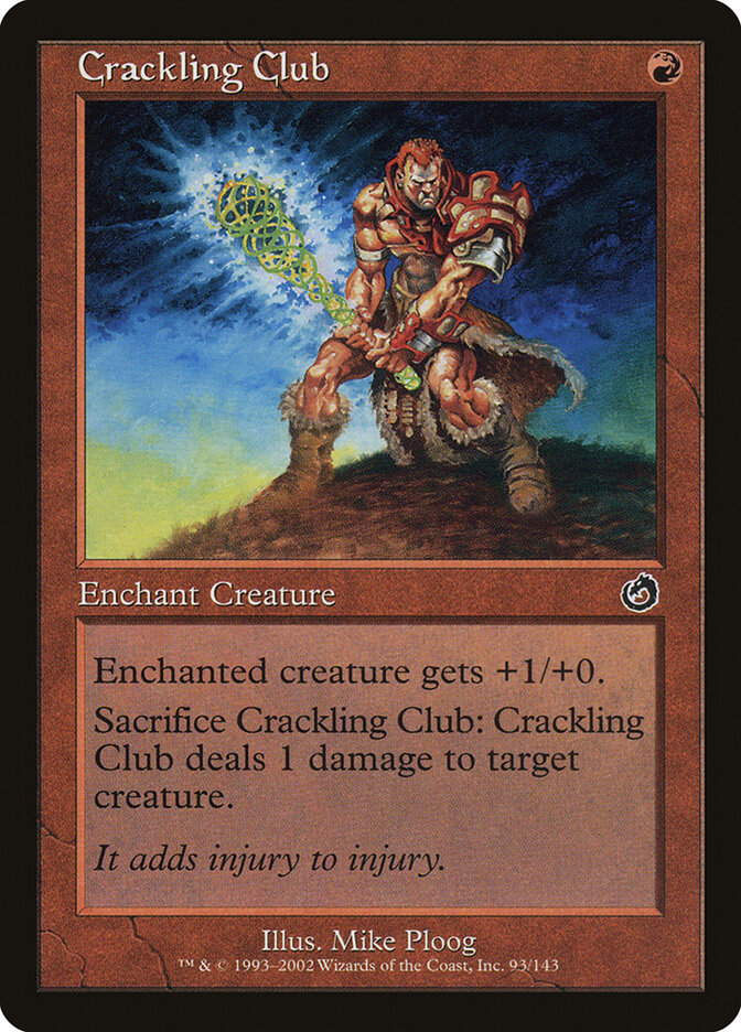 Crackling Club (Torment) Medium Play Foil