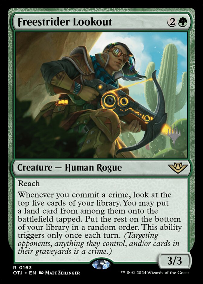 Freestrider Lookout (Promo Pack: Outlaws of Thunder Junction) Light Play Foil