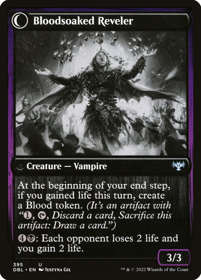 Back face of Bloodsoaked Reveler