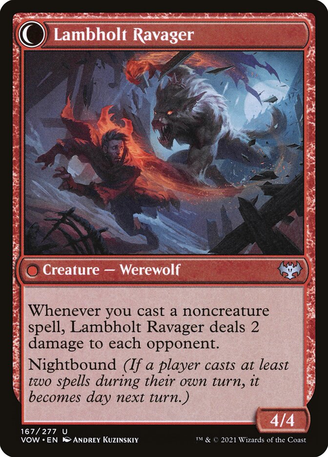 Back face of Lambholt Ravager