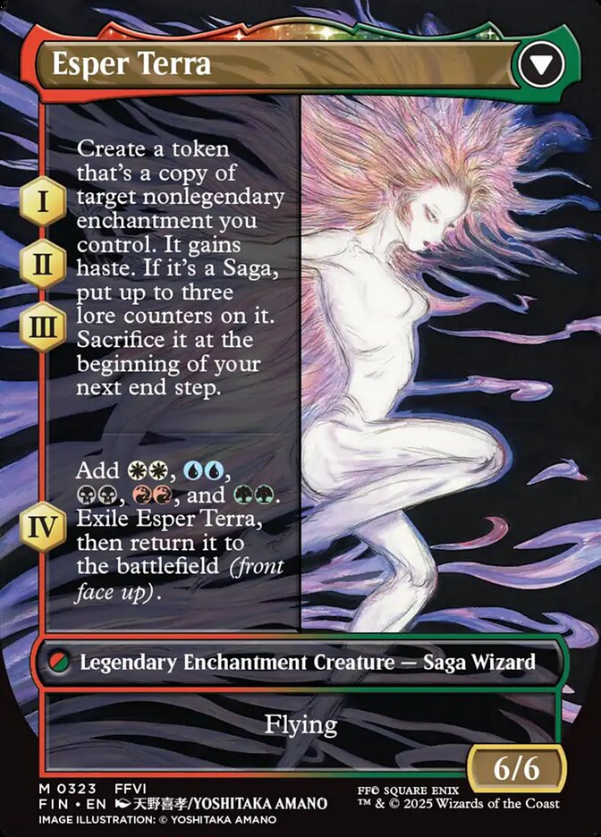 Back face of Esper Terra