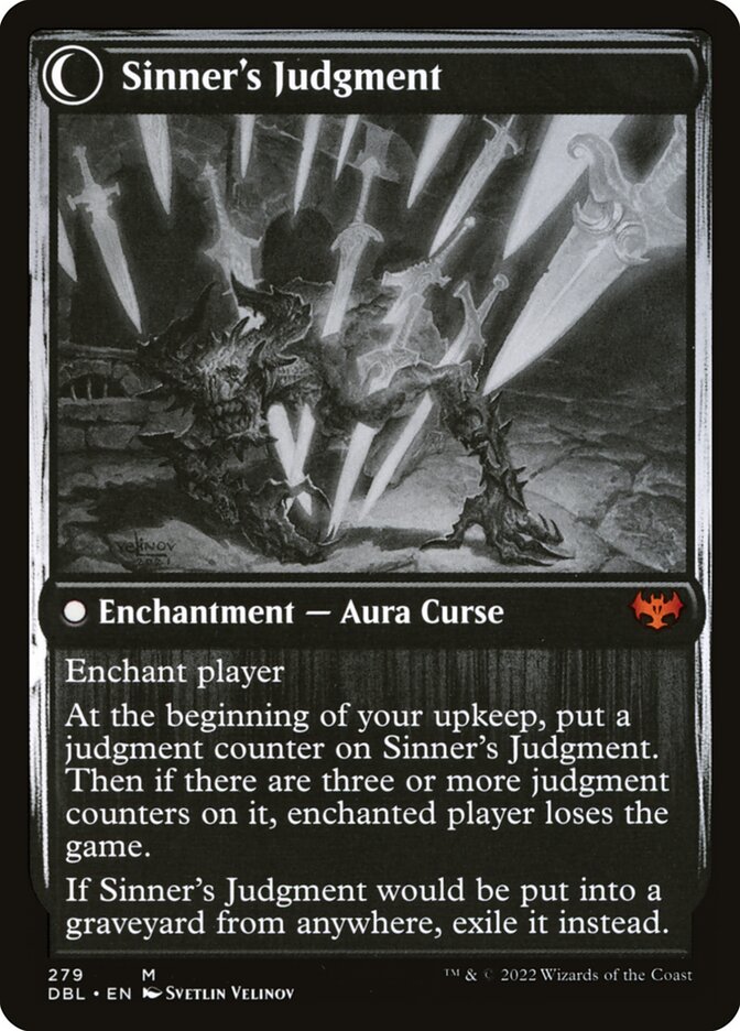 Back face of Sinner's Judgment