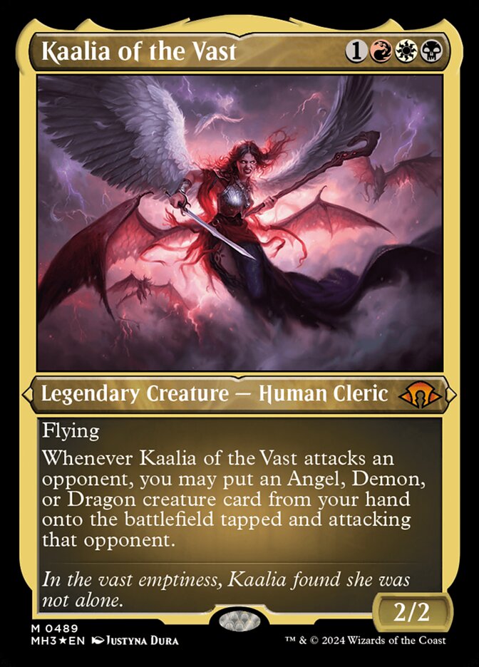 Kaalia of the Vast (Foil Etched) (Modern Horizons 3) Light Play Foil