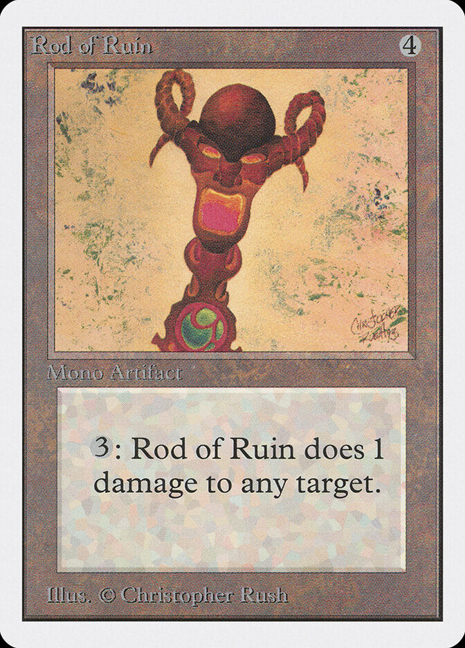 Rod of Ruin (Unlimited) Damaged / Poor
