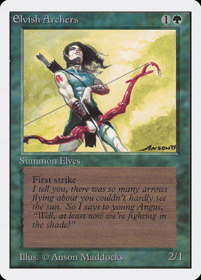 Elvish Archers (Unlimited) Near Mint