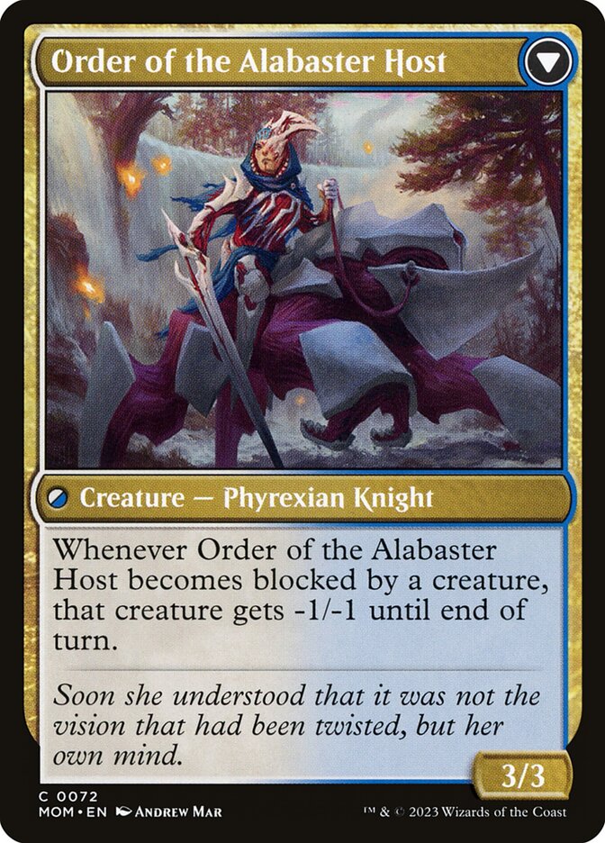 Back face of Order of the Alabaster Host