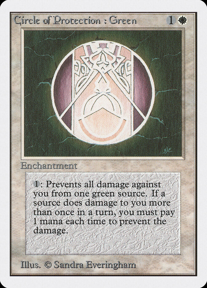 Circle of Protection: Green (Unlimited) Light Play