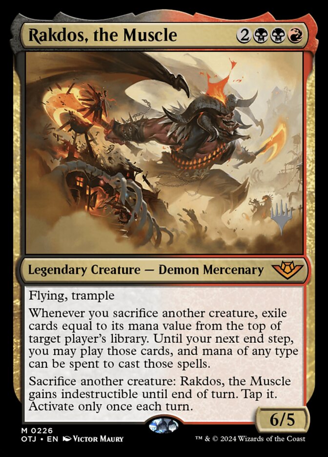 Rakdos, the Muscle (potj 226p)