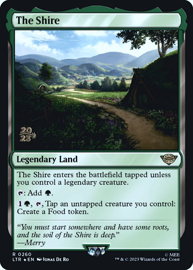 The Shire (Promos: Prerelease Cards) Light Play Foil