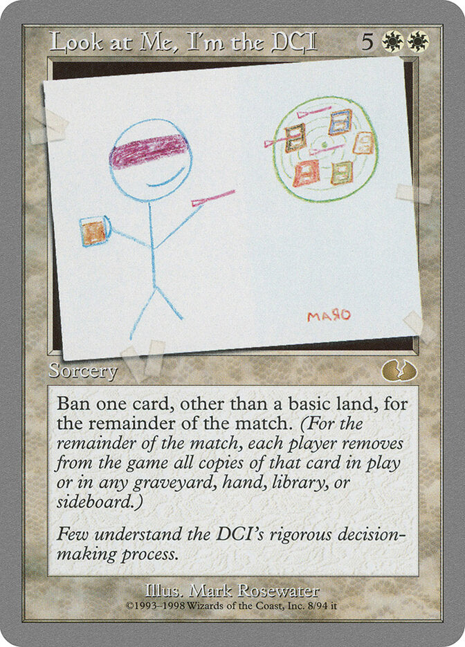 Look at Me, I'm the DCI (Unglued) Light Play