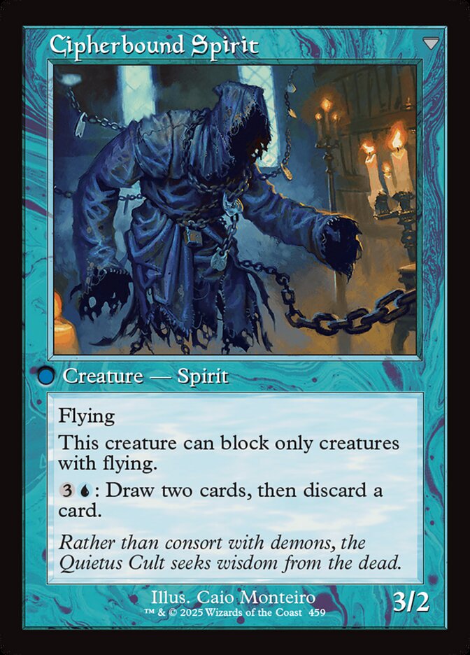 Back face of Cipherbound Spirit